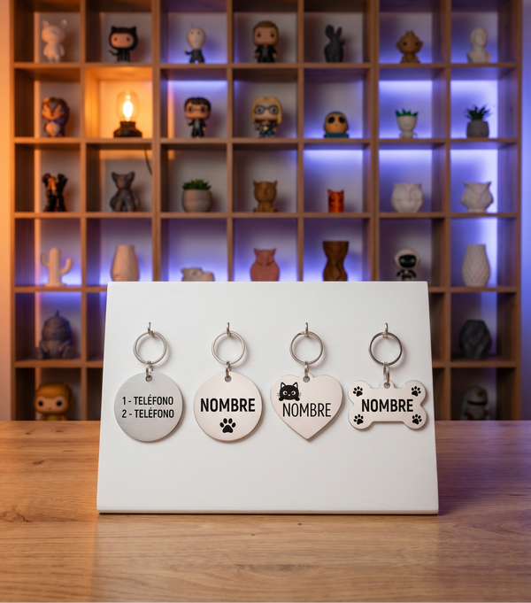 Chapitas para Perros Personalizadas