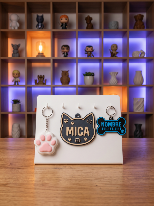 Llavero de Mascota Personalizado