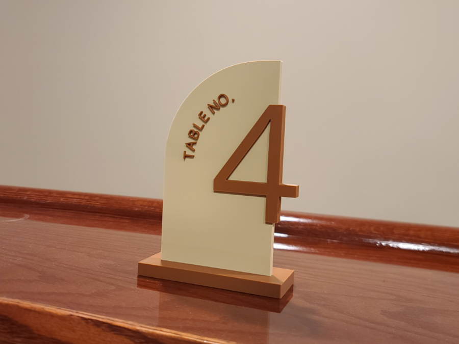 Números de Mesa Personalizados