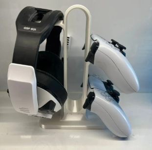 Soporte de Auriculares y Joysticks
