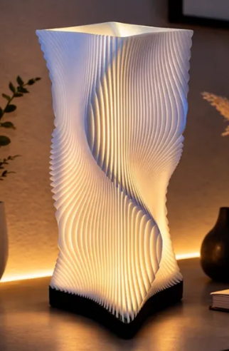 Lampara decorativa | Estilo ondulado