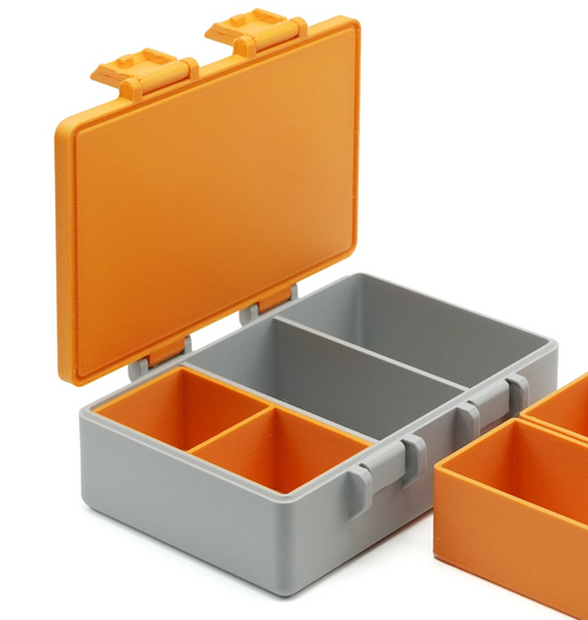 Caja organizadora con compartimentos