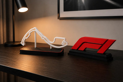 Escultura Circuito Mónaco 3d Armable Combo Logo F1