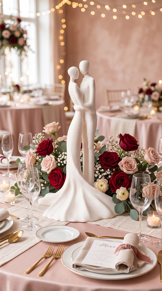 Centro de mesa decorativo para boda