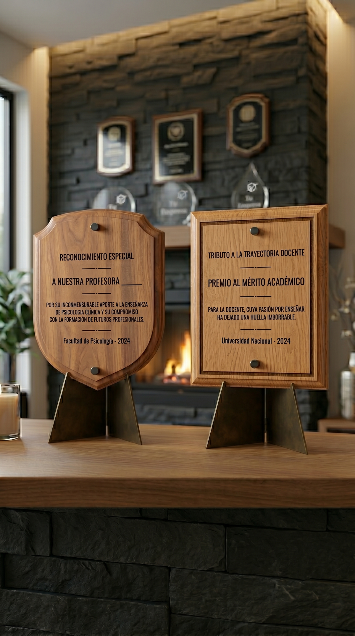 Placas de Homenaje Personalizadas