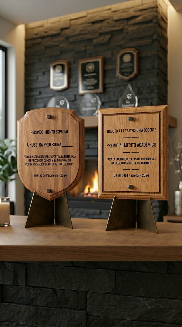Placas de Homenaje Personalizadas