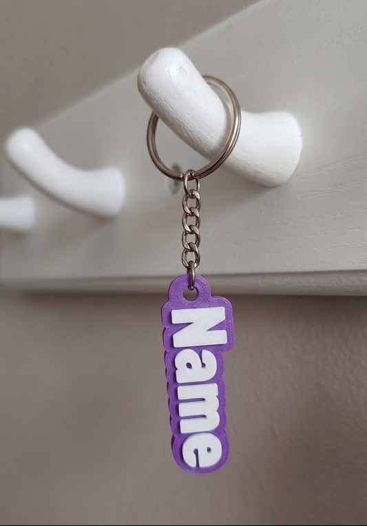 Llavero con nombre personalizado