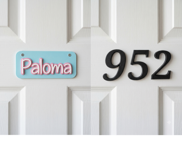 Placa para Puerta Personalizada