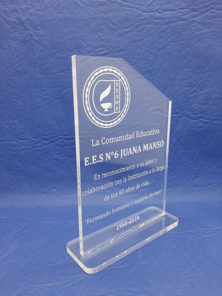 Placas de Reconocimiento Personalizadas